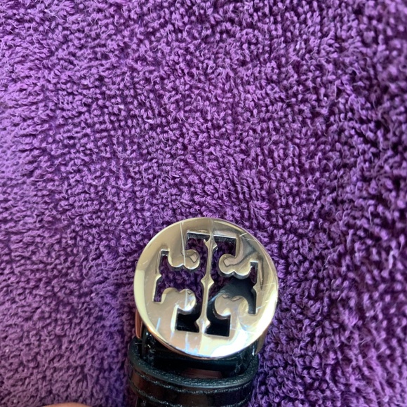 Tory Burch Black Patent Leather Belt sz S main image 7